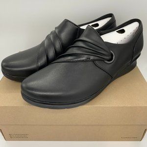 Women's Clarks Hope Shine Shoes - Black - 10 M